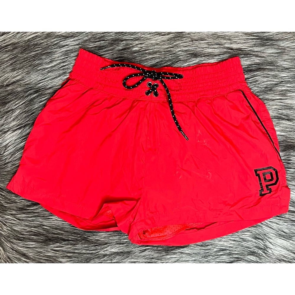 PINK Red Sport Shorts